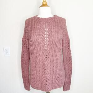 Lucky Brand Mixed Knit Sweater